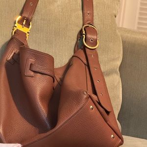 Salvatore Ferragamo
Carla Pebbled Leather Bucket Bag
